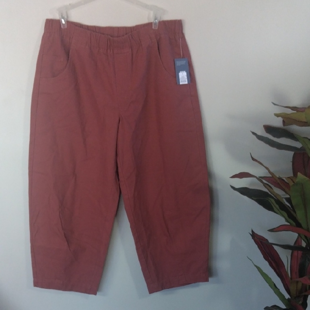 Universal Thread Rust-Tone Cropped Straight Leg J… - image 1